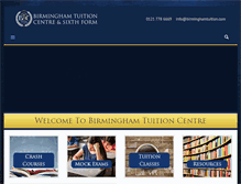 Tablet Screenshot of birminghamtuition.com